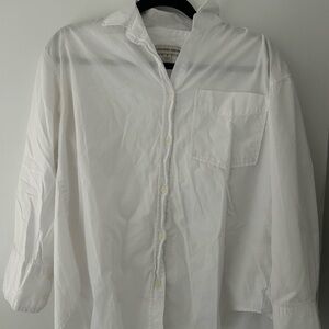 Alexander Jordan Womens Small White Button-Up Shirt